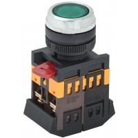 Кнопка ABLFS-22 зел. 1з+1р ИЭК BBT30-ABLFS-K06
