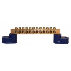 Шина нулевая на 2 угловых изоляторах ШНИ 6х9-12 -У2-С