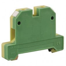 Клемма ЗНИ-6 мм.кв.ЗЕМЛЯ желто-зеленая IEK