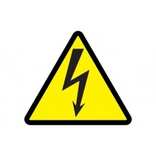 Знак безопасности Молния 25х25х25