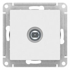 Антенна ATLASDESIGN TV коннектор механизм белый