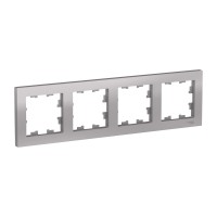 Рамка четырехпостовая ATLASDESIGN универсальная алюминий