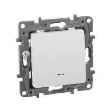 Выключатель с подсветкой - Etika - 10 A - 250 В~ - белый