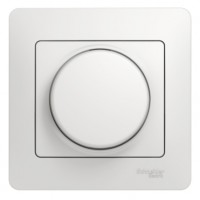 GLOSSA Диммер поворотный в сборе 300Вт белый