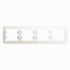 GLOSSA Рамка 4 поста перламутр