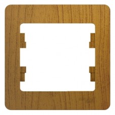 GLOSSA Рамка 1 пост дуб