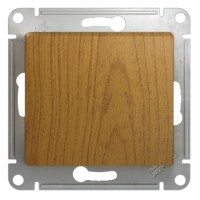 GLOSSA Выключатель 1-кл в рамку дуб