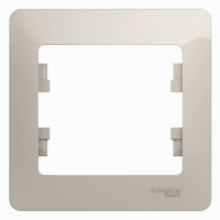 GLOSSA Рамка 1 пост молочный