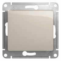 GLOSSA Выключатель 1-кл в рамку молочный