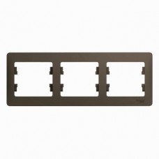 GLOSSA Рамка 3 поста шоколад