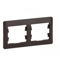 GLOSSA Рамка 2 поста шоколад