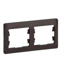 GLOSSA Рамка 2 поста шоколад