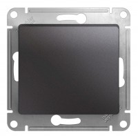 GLOSSA выключатель 1-клавишный механизм сх.1 графит