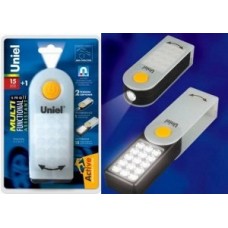 Uniel S-CL012-C White Фонарь автомобильный «Small Multifunctional Assistant» 15+1 LED 3xAAA