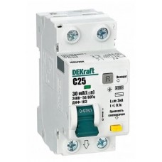 АВДТ 1Р+N 25А 30мА тип AC х-ка C ДИФ-103 4.5кА