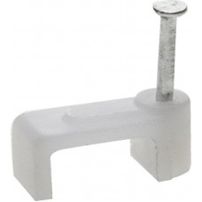 Скоба ЗУБР прямоугольная 8мм, с оцинкованным гвоздем, 50шт