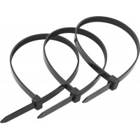 Хомут для электропроводки 4,8х400 мм нейлоновый черный ЗУБР "МАСТЕР" (100шт.)