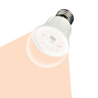 Uniel Лампа светодиод. для растений LED-A60-10W/SPFR/E27/CL PLP01WH Форма "A", прозрачная колба