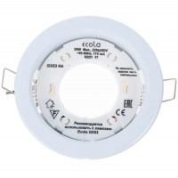 Ecola встр. светильник FW53H4ECB GX53 220V белый (KL35)