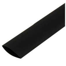 Термоусадка 6/2 черная КЛЕЕВАЯ 3:1