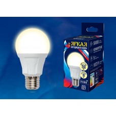 Uniel Лампа светодиодная, матовая LED-A60 18W/3000K/E27/FR PLP01WH 3000k теп.бел. свет. Серия Яркая