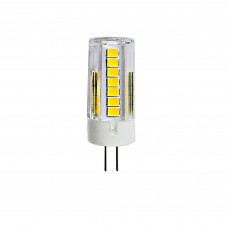 Uniel Лампа светодиодная LED-JC-220/5W/4000K/G4/CL GLZ09TR с силиконовым покрытием. Теплый белый