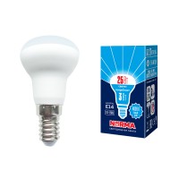 Volpe Лампа светодиодная, матовая LED-R39-3W/4000K/E14/FR/NR 4000k белый свет. Серия Norma