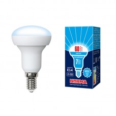 Volpe Лампа светодиодная, матовая LED-R50-7W/NW/E14/FR/NR 4000k белый свет. Серия Norma