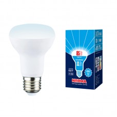 Volpe Лампа светодиодная, матовая LED-R63-11W/4000K/E27/FR/NR белый свет. Серия Norma